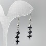 Orecchini «Ematite Croci», diametro 6×20 mm ±, lunghezza 41 mm