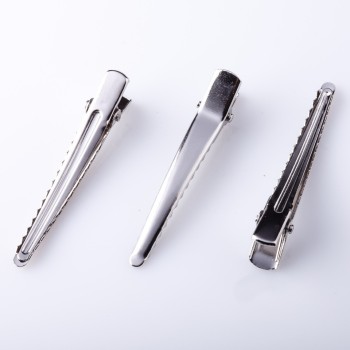 Prezzo per confezione / 10 pezzi. Base per forcina a coccodrillo con punta affilata di 6 cm
