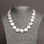 Collana di perle barocche naturali, diametro 17 mm ±, lunghezza 48 cm ±