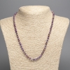 Collana in fosfosiderite naturale con rondelle sfaccettate, diametro 4×5 mm, lunghezza 48 cm +