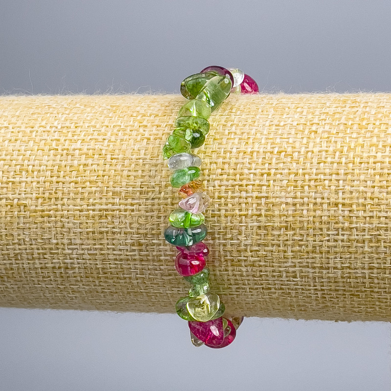 Bracciale Assortito Chicchi, dimensioni circa 7×3 mm, lunghezza 18 cm (elastico)