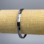 Bracciale in Ematite «Freccia», diametro 6×10×3 mm ±, lunghezza 18 cm (elastico)