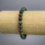Bracciale in zoisite (artificiale) con sfere lisce, diametro 8± mm, lunghezza 18 cm, elastico