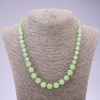 Collana in onice, diametro 6-10 mm, lunghezza 47 cm, annodata