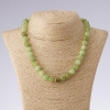 Collana in onice naturale con sfere lisce, lunghezza 45 cm