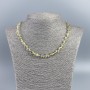 Collana in citrino sfaccettato, diametro 7×10 mm ±, lunghezza 50 cm+