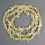 Perline su filo, scaglie di citrino 8×5 mm, lunghezza 80 cm +