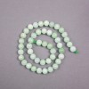 Perline su filo in amazonite, pietra naturale, sfera liscia, diametro 8,5 mm, lunghezza 38 cm ±