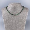 Collana in Zoisite naturale, perle cubiche sfaccettate da 4×4 mm, lunghezza 50 cm