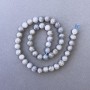 Perline Labradorite naturali, sfere lisce, diametro 8,5 mm, lunghezza 39 cm