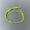 Perline di varisite verde lattuga (pressate), taglio sfaccettato, diametro circa 2x4 mm, lunghezza circa 38 cm, su filo