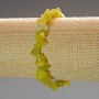 Bracciale in giadeite gialla a granuli, diametro 10×4 mm, lunghezza 18 cm (elastico)