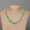 Collana in amazzonite, pietra naturale a chip, diametro 7×3 mm, lunghezza 46 cm